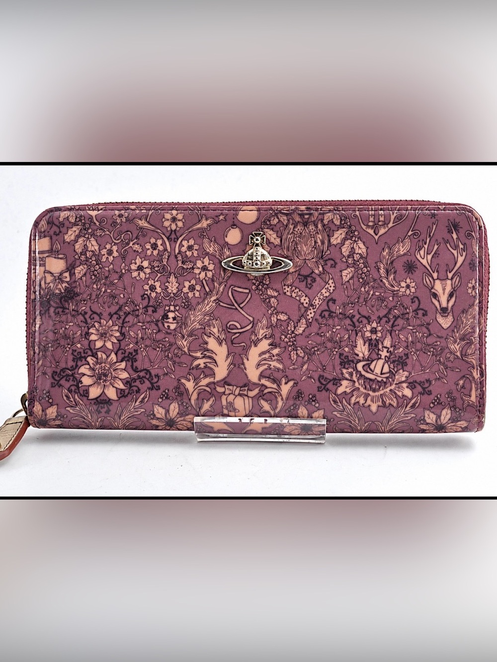Vivienne Westwood Coated Leather Holiday Wallet EUC